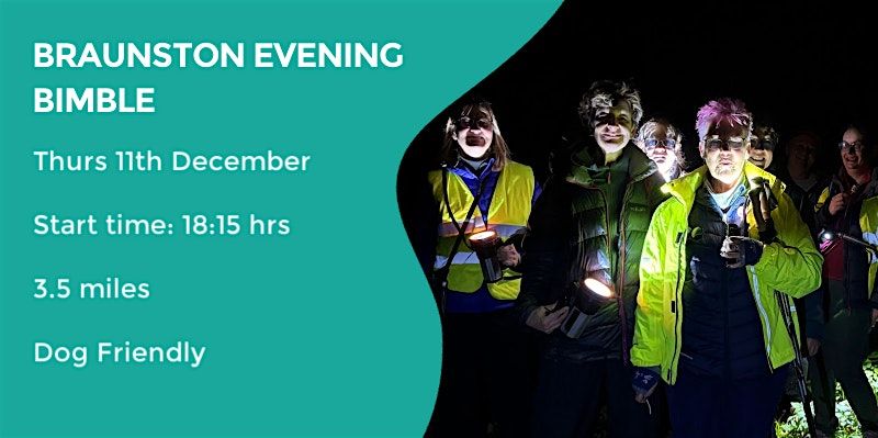 BRAUNSTON EVENING CHRISTMAS JUMPER BIMBLE | APPROX 3.5 MILES | EASY, 11 December | Event in Daventry | AllEvents