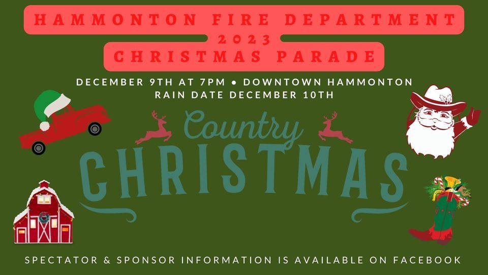 Hammonton Fire Departments 2023 Christmas Parade "A Country, Downtown