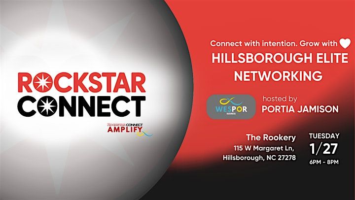 Free Hillsborough Elite Rockstar Connect Networking Event (January, NC)