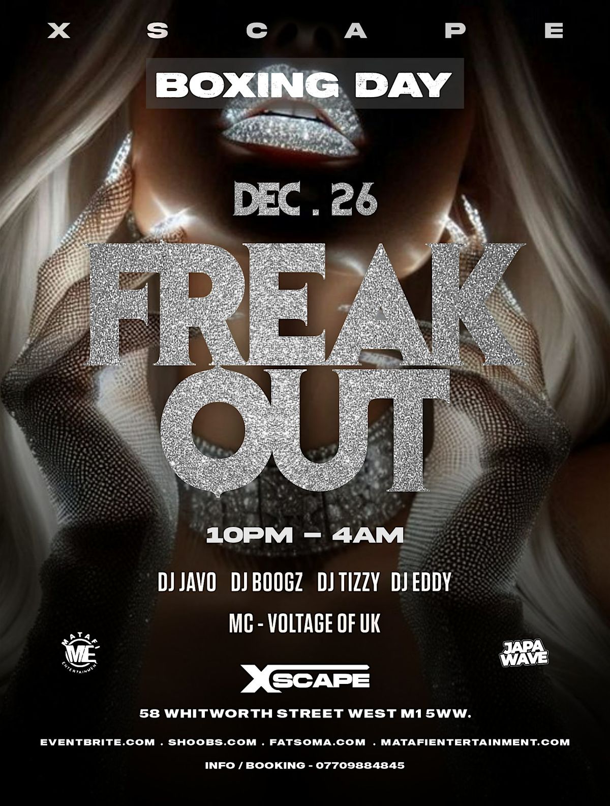 FREAK OUT – Boxing Day Edition - HIPHOP/RNB/AFROBEATS/AMAPIANO/DANCEHALL, 26 December | Event in Manchester