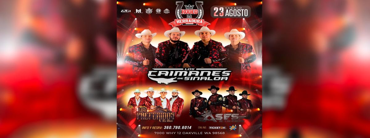 LOS CAIMANES DE SINALOA, LOS PREFERIDOS & MAS, 23 August | Event in Oakville | AllEvents