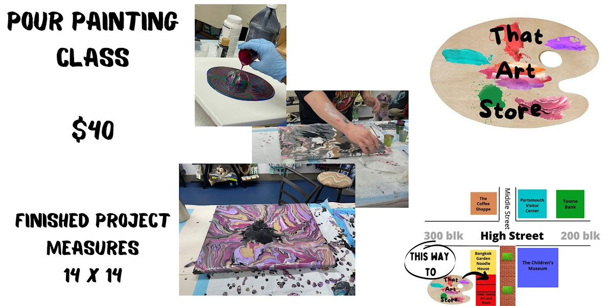 Pour Painting Class, 13 December | Event in Portsmouth | AllEvents