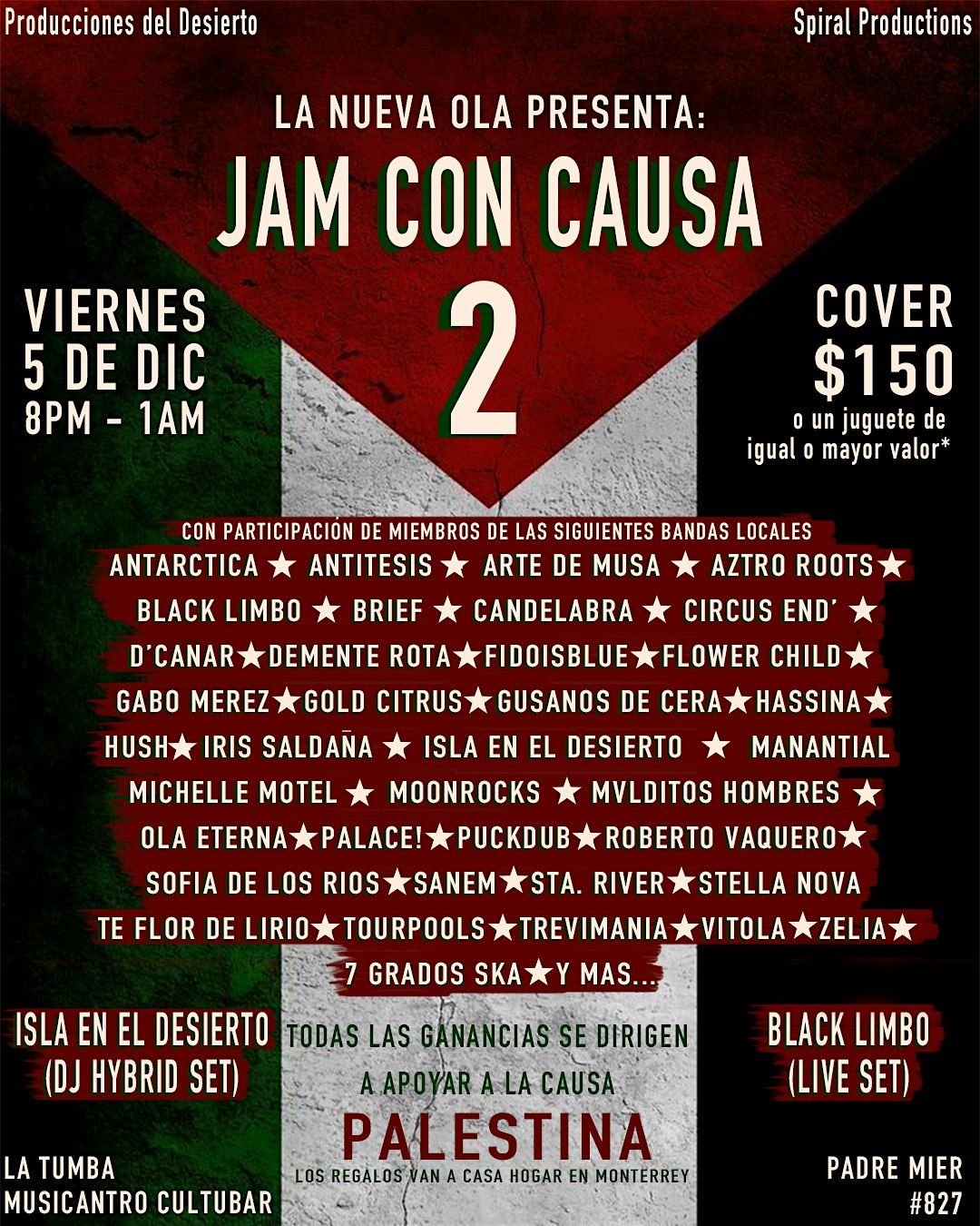 JAM CON CAUSA 2, 5 December | Event in Monterrey | AllEvents