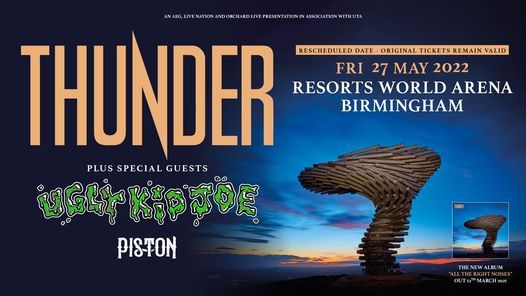 Piston Live Supporting Thunder Resorts World Arena Birmingham May 27 2022 Allevents In Piston Schedule 2022