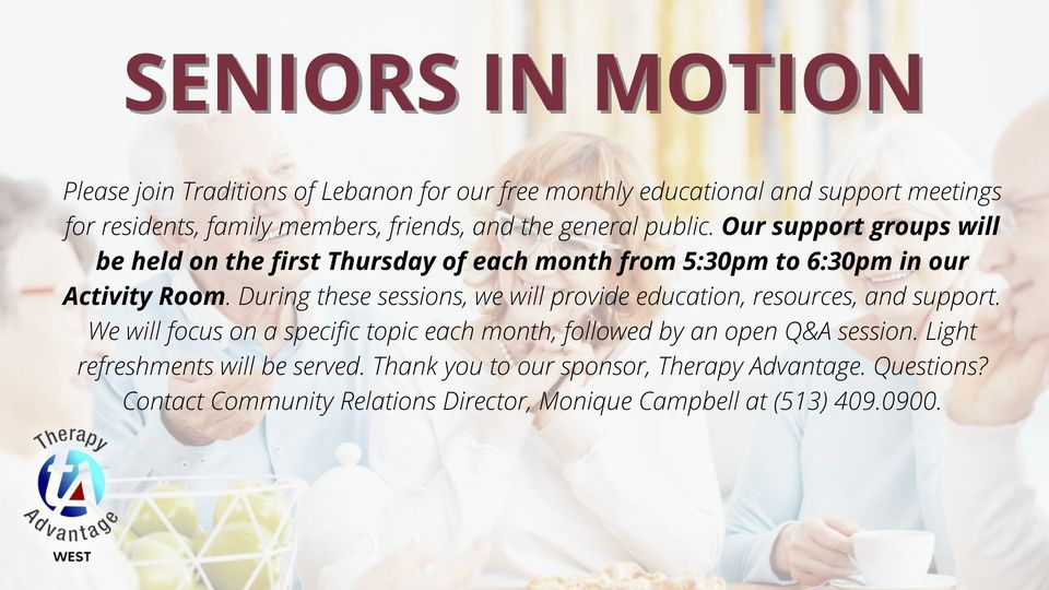 Seniors in Motion, Traditions of Lebanon, 5 January 2023 | AllEvents.in