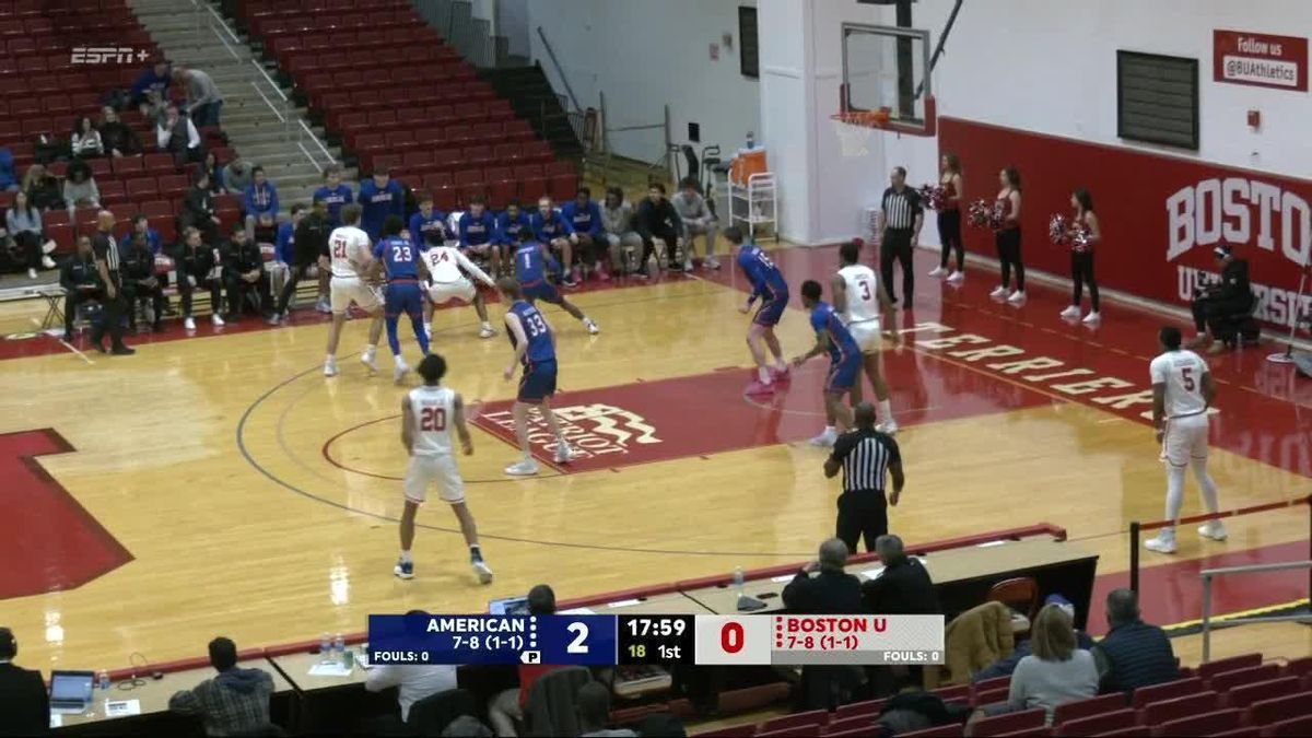 American University Eagles at Boston University Terriers Womens Basketball at Case Gymnasium, 28 February