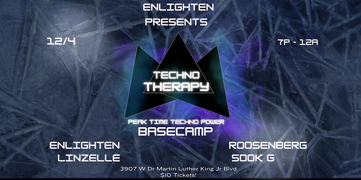 Techno Therapy at BASECAMP!, 4 December | Event in Tampa | AllEvents