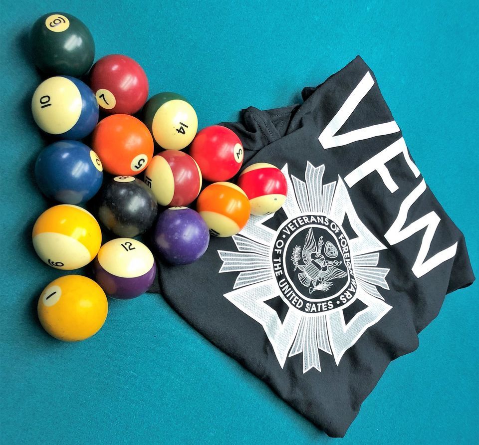 Tuesday Pool Tournament, VFW Post 9983 Holly Ridge NC, December 5 2023