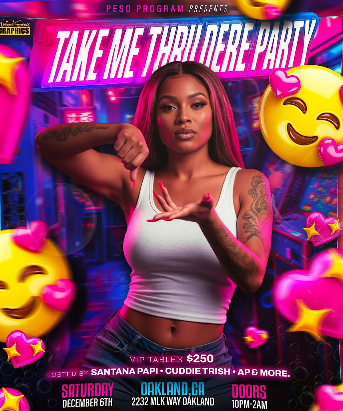 TAKE ME THRU DERE PARTY PESOPROGRAM, 10 January | Event in Oakland | AllEvents