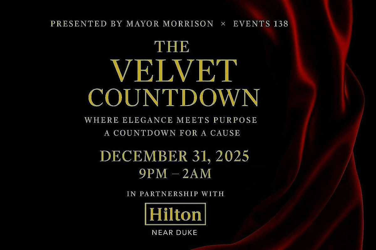 NEW YEARS EVE AT THE VELVET COUNTDOWN : COUNTDOWN FOR A CAUSE !, 31 December | Event in Durham | AllEvents