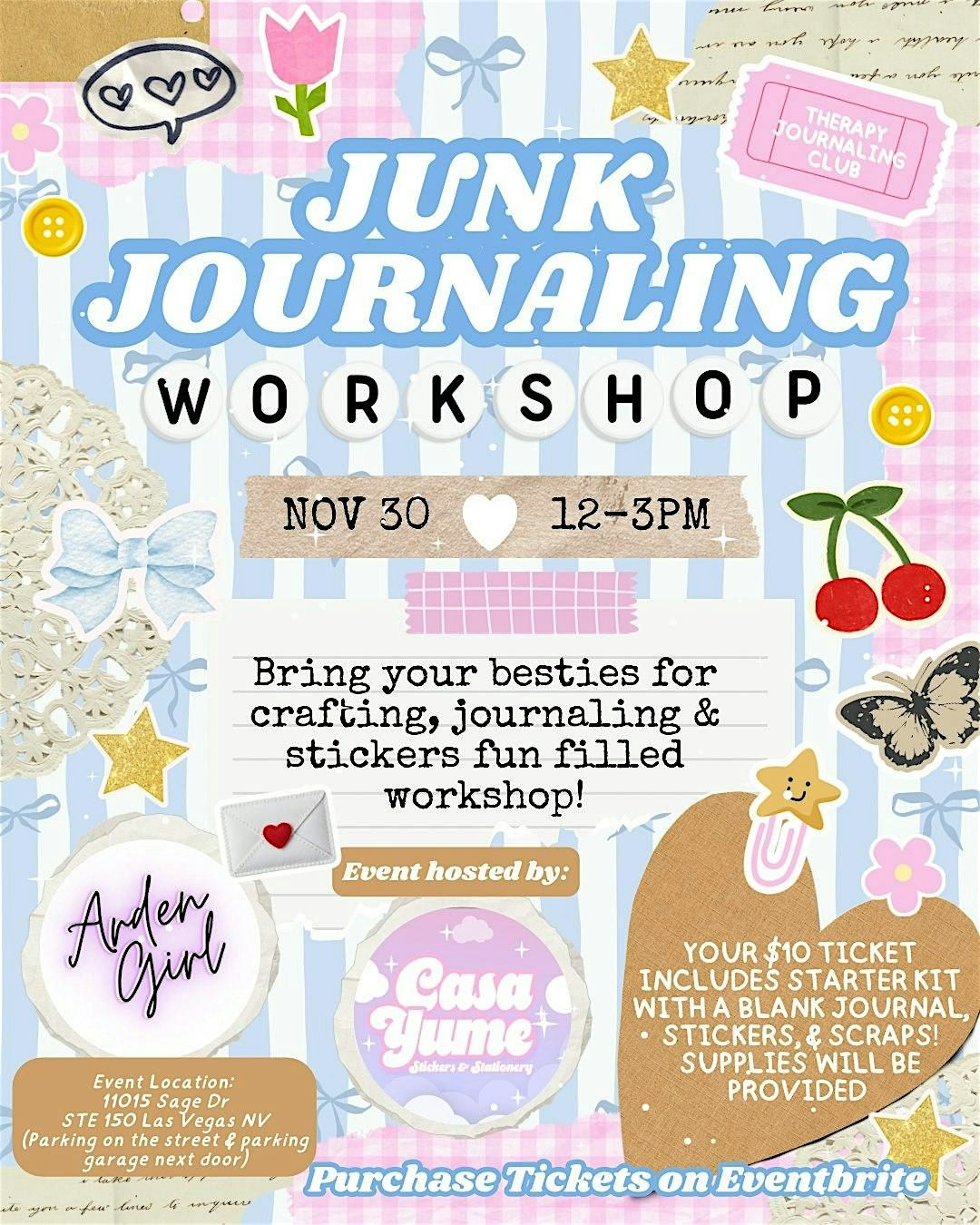 Junk Journal Workshop, 30 November | Event in Las Vegas | AllEvents
