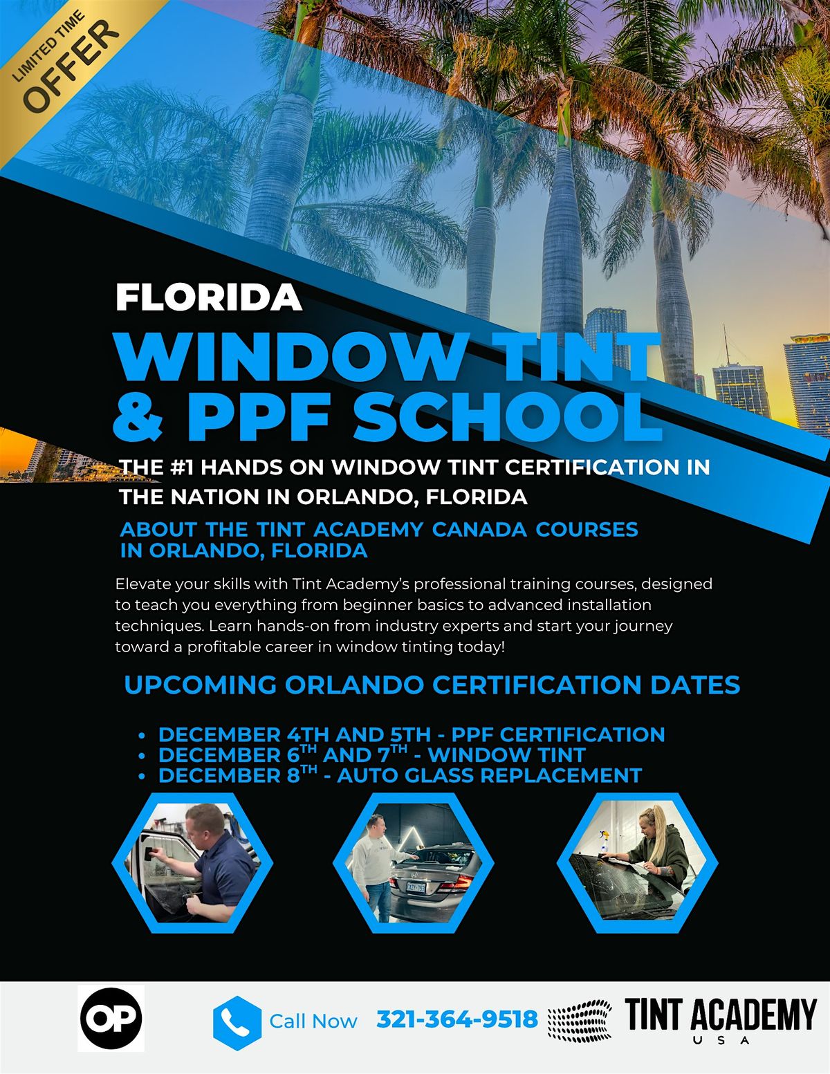 Window Tint Certification – Orlando (2-Day, Hands-On) | The Tint Academy, 6 December | Event in Orlando