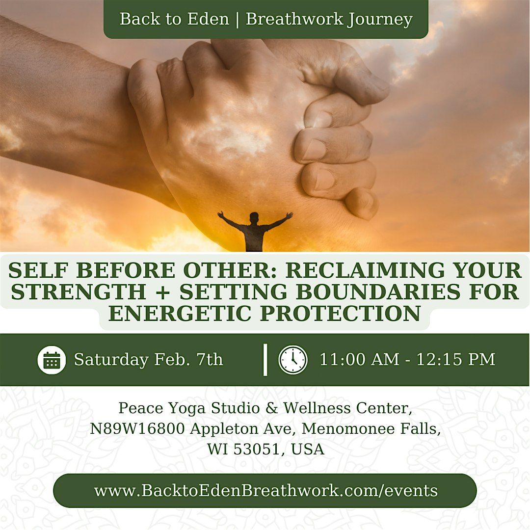 Reclaiming Your Strength + Setting Boundaries for Energetic Protection, 7 February | Event in Menomonee Falls