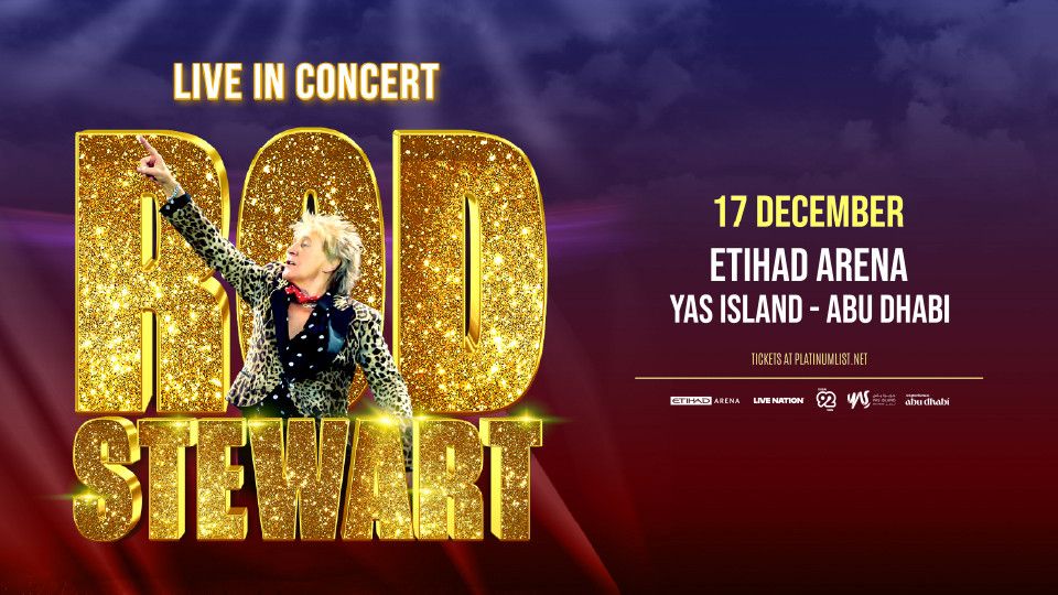 Rod Stewart at Etihad Arena in Abu Dhabi, 17 December | Event in Abu Dhabi | AllEvents