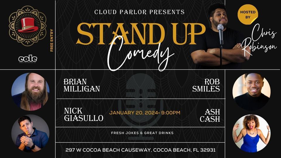 Comedy Show Hosted by Chris Robinson, Cloud Parlor Speakeasy Cafe
