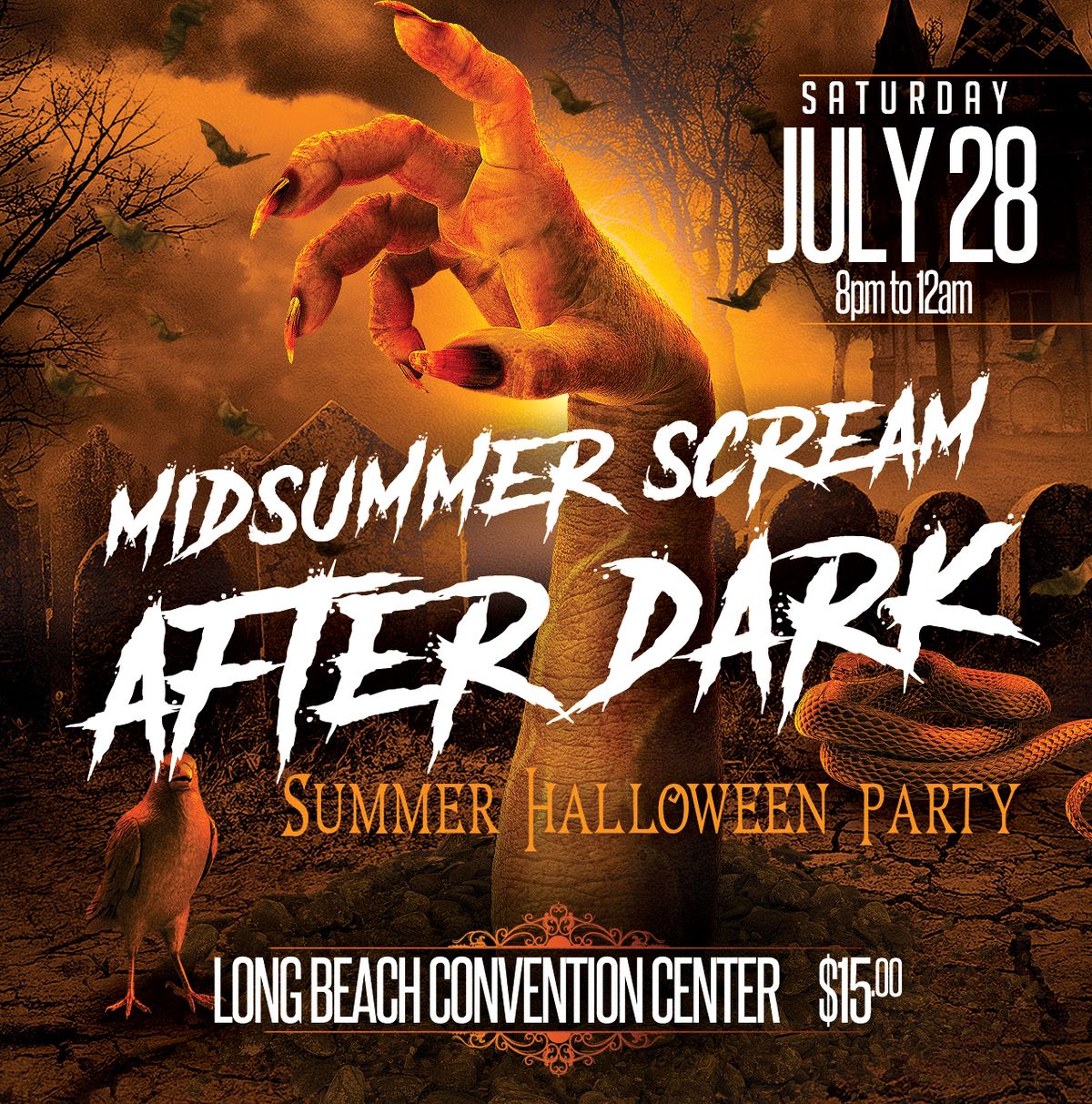 Midsummer Scream, 14 August | Event in Long Beach | AllEvents