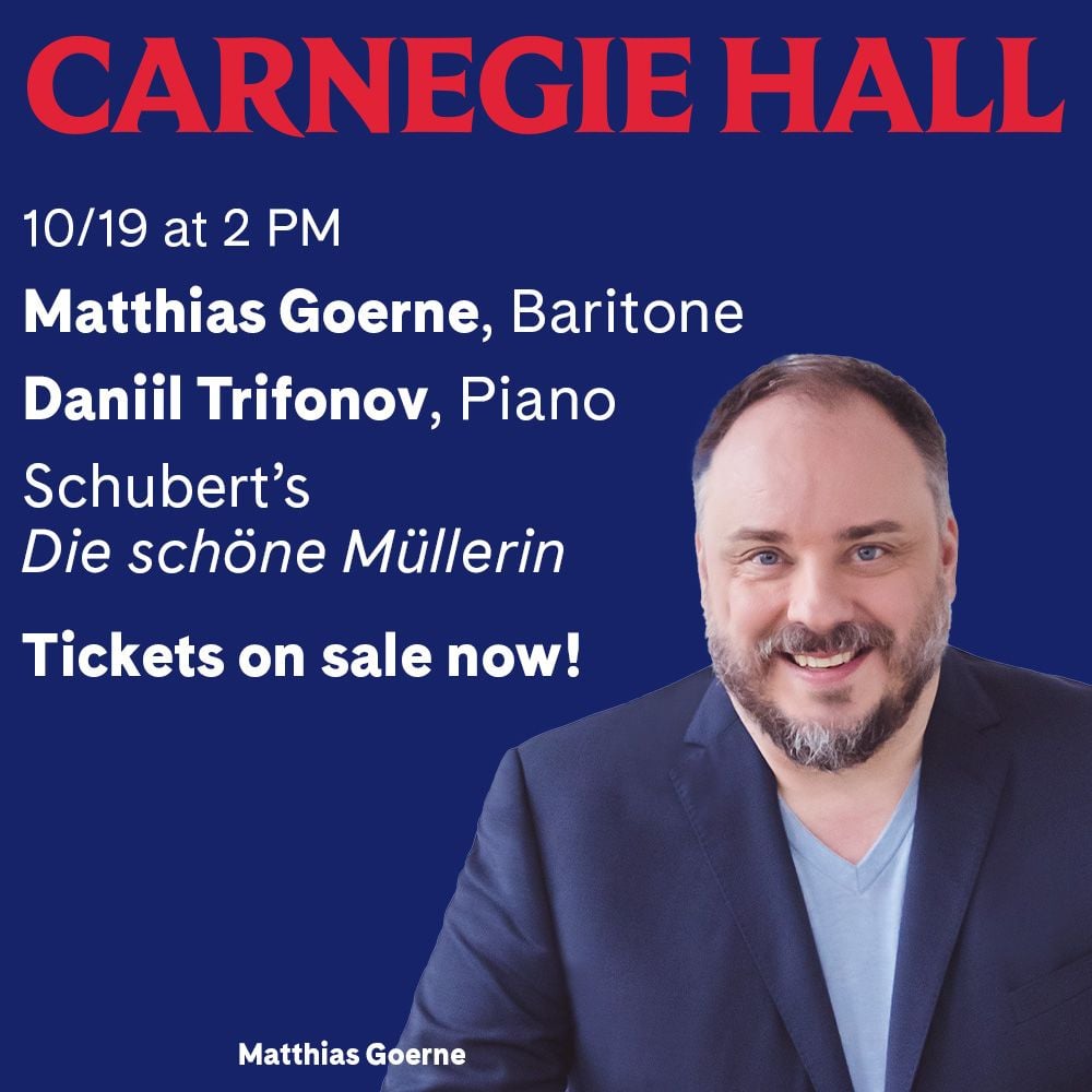 Dallas Symphony Orchestra: Schubert's Winterreise - Goerne & Trifonov, 26 October | Event in Dallas | AllEvents