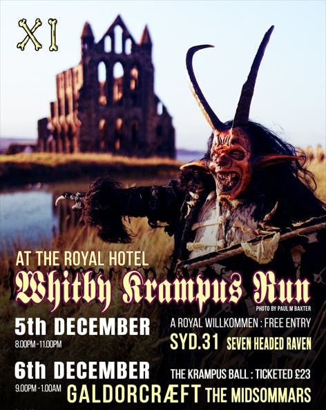 Whitby Krampus Run Ball 6th December, 6 December | Event in Whitby | AllEvents