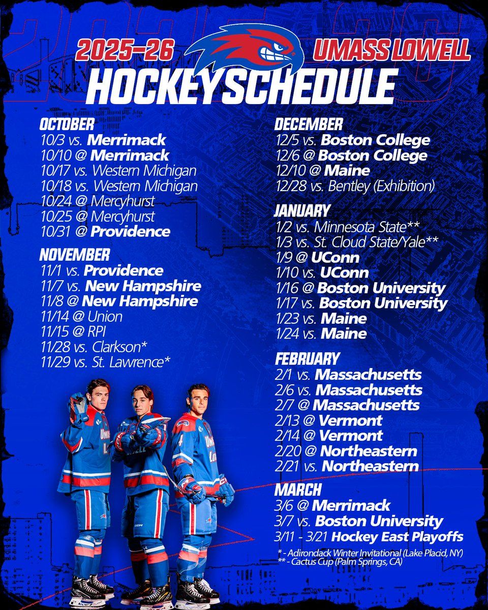 UMass Lowell River Hawks vs. Northeastern Huskies, 20 February | Event in Lowell | AllEvents