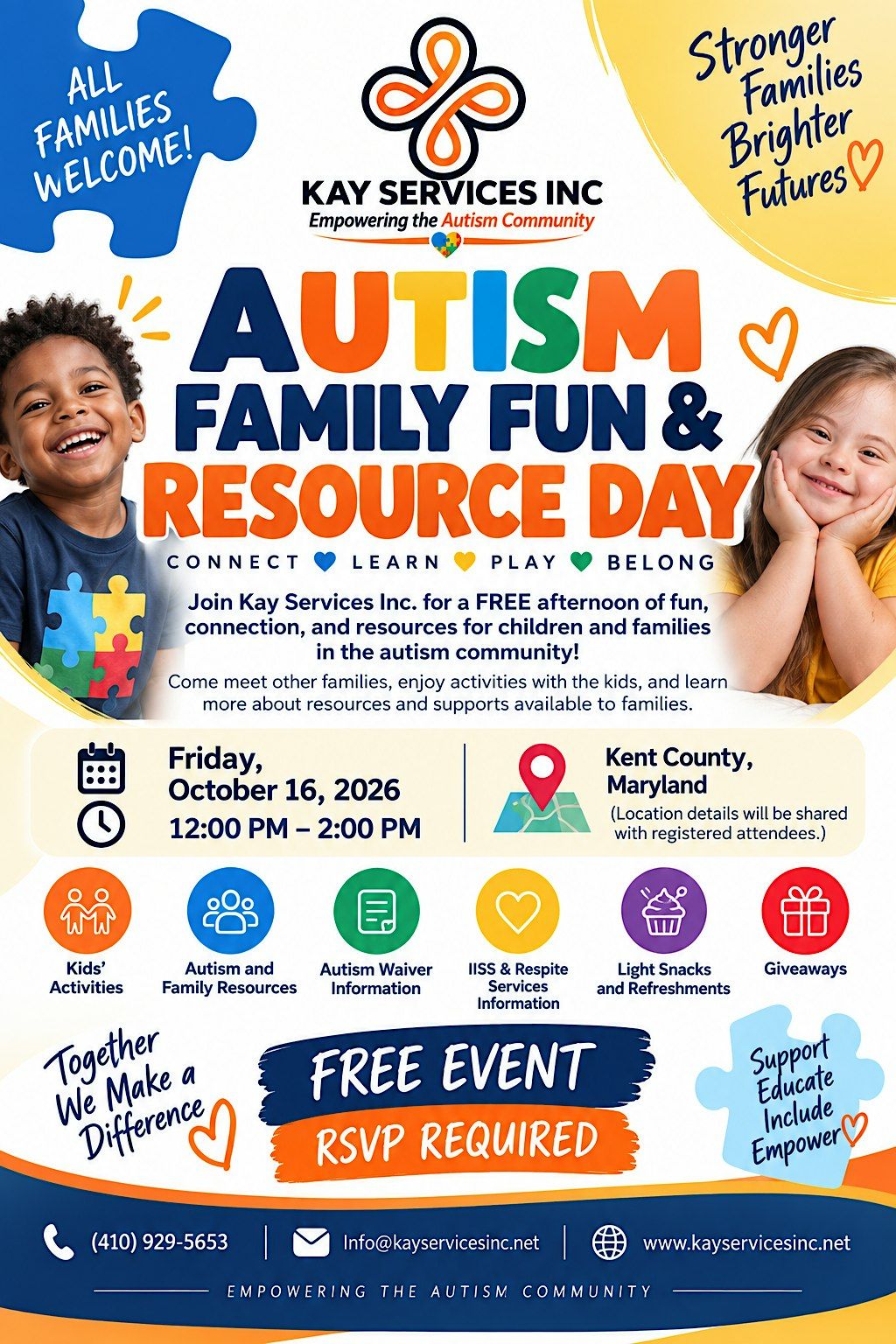 Autism Family Fun & Resource Day, Kent County Public Library ...