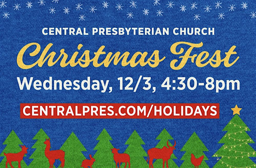 Christmas Fest at Central Presbyterian Church, 3 December | Event in Clayton | AllEvents