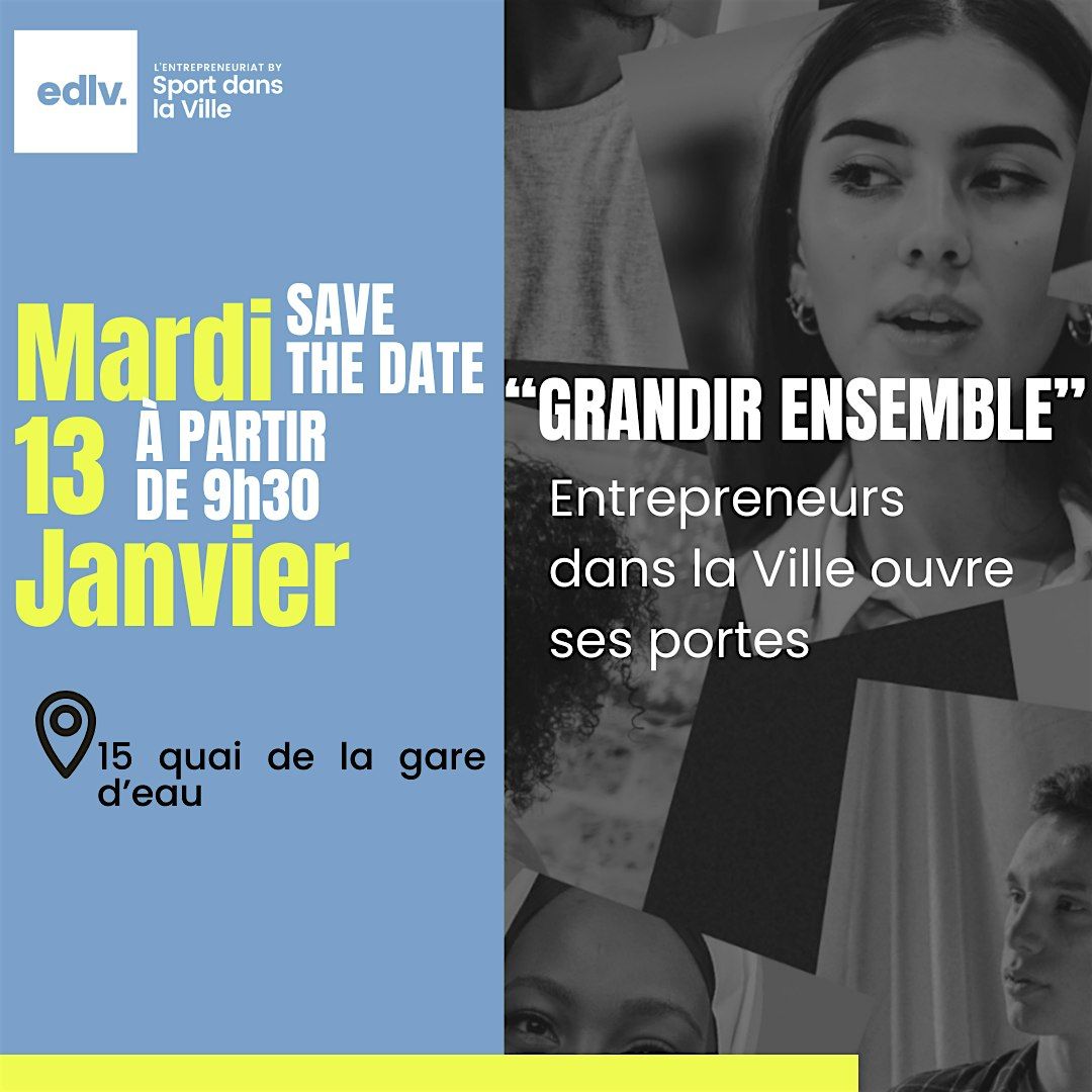 Journée Portes Ouvertes : "Grandir Ensemble" by EDLV, 13 January | Event in Lyon | AllEvents
