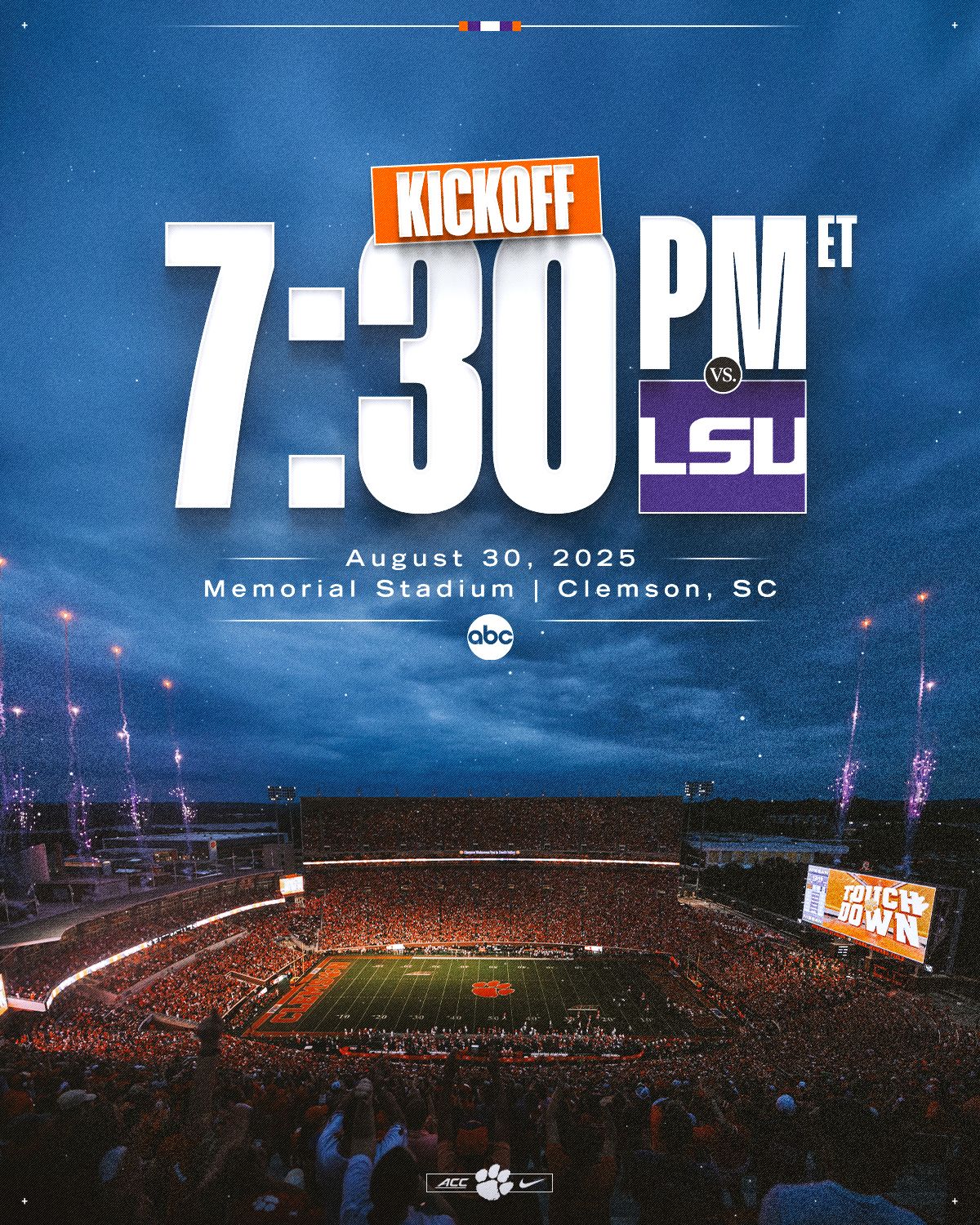 Clemson Tigers vs. LSU Tigers | Event in Clemson | AllEvents