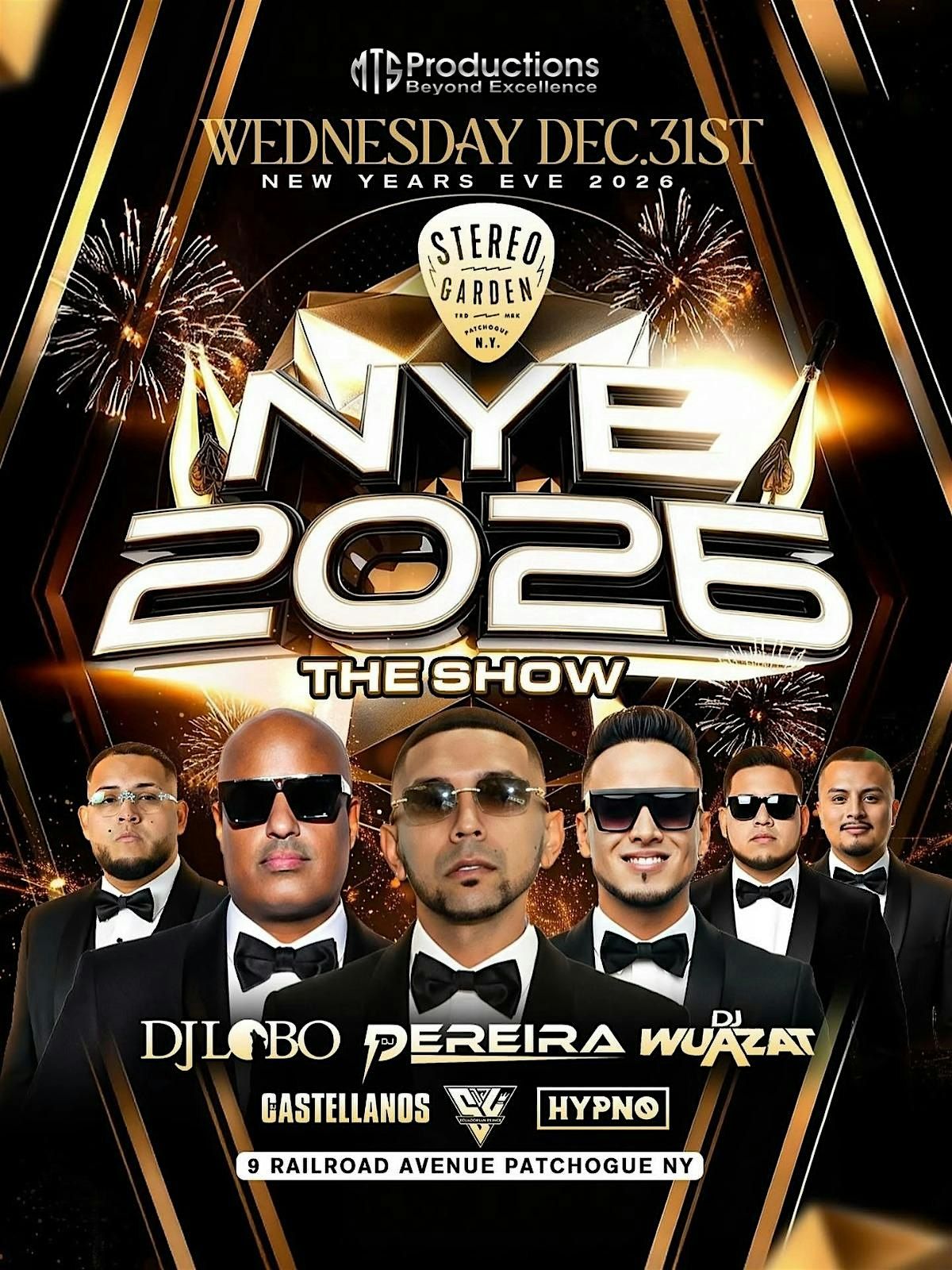 Stereo Garden New Year’s Eve 2026 | NYC Events Guide, 31 December | Event in Patchogue | AllEvents