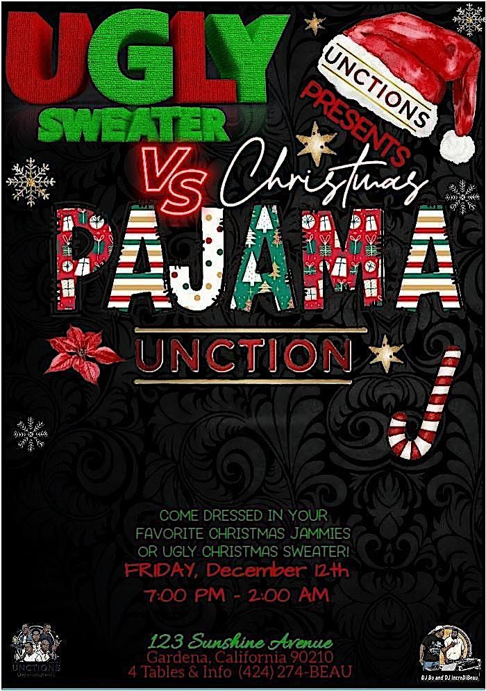 Unctions Presents Ugly Sweater Vs  Christmas Pajamas Party, 12 December | Event in Gardena | AllEvents
