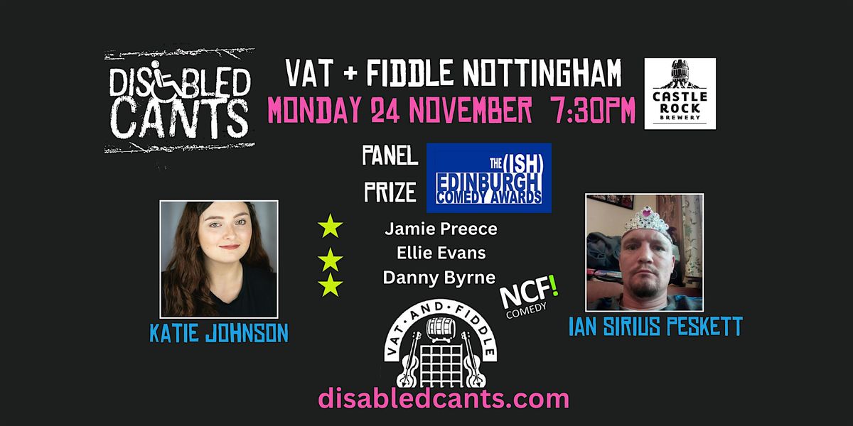 Disabled cants comedy, 26 January | Event in Nottingham | AllEvents