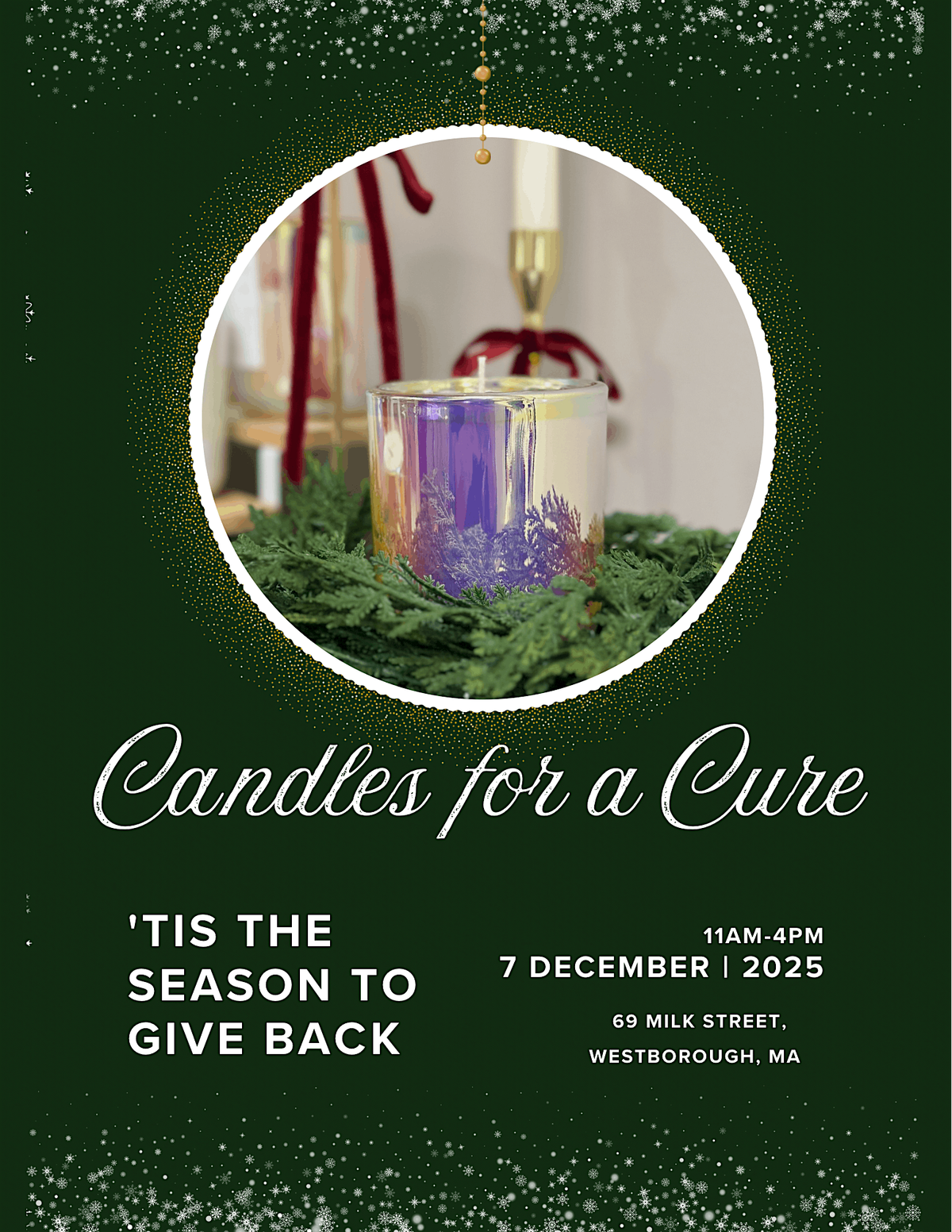 Candles for a Cure and Holiday Market- 10 AM START, 7 December | Event in Westborough | AllEvents