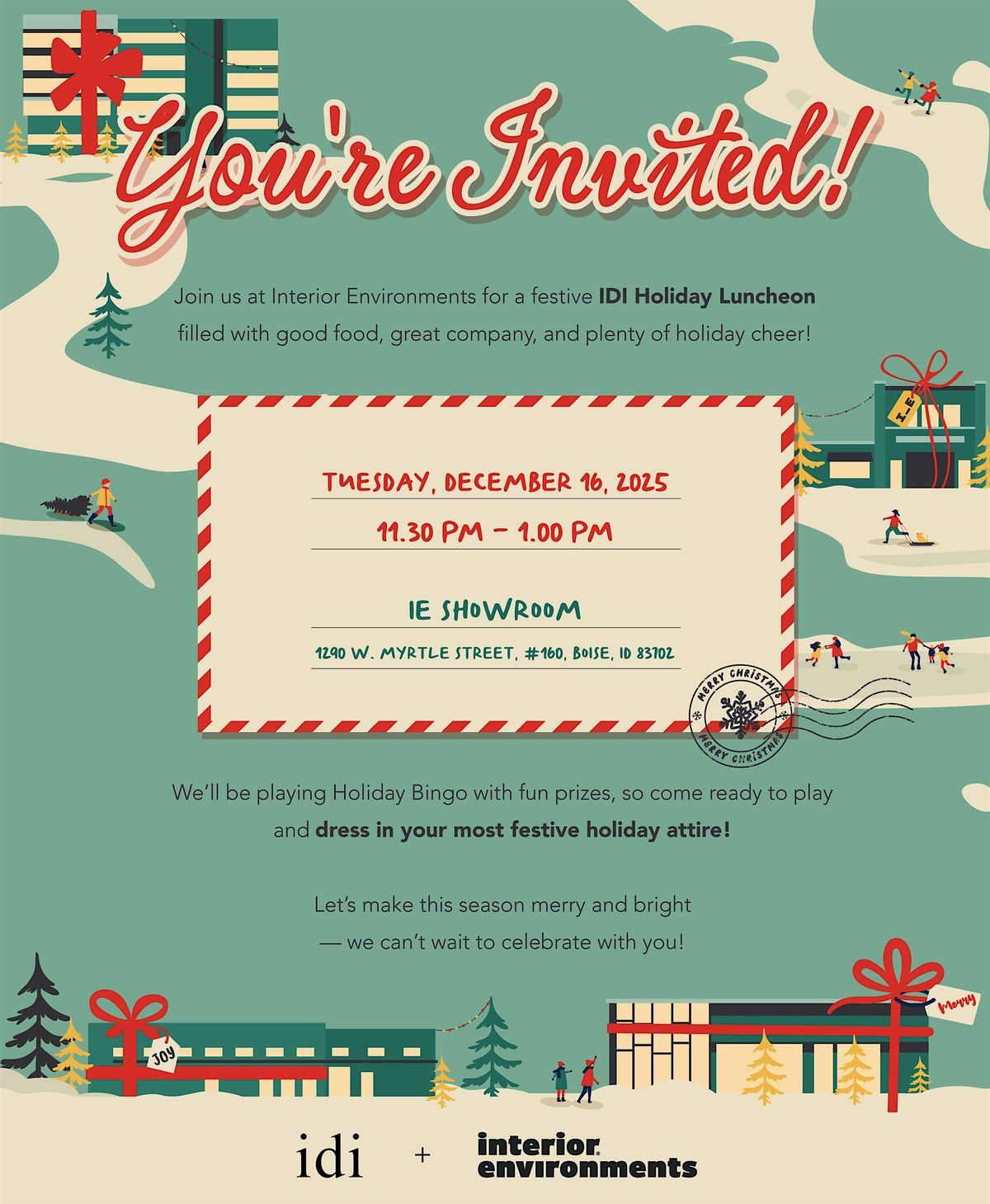 You're Invited to a Festive IDI Luncheon, 16 December | Event in Boise | AllEvents