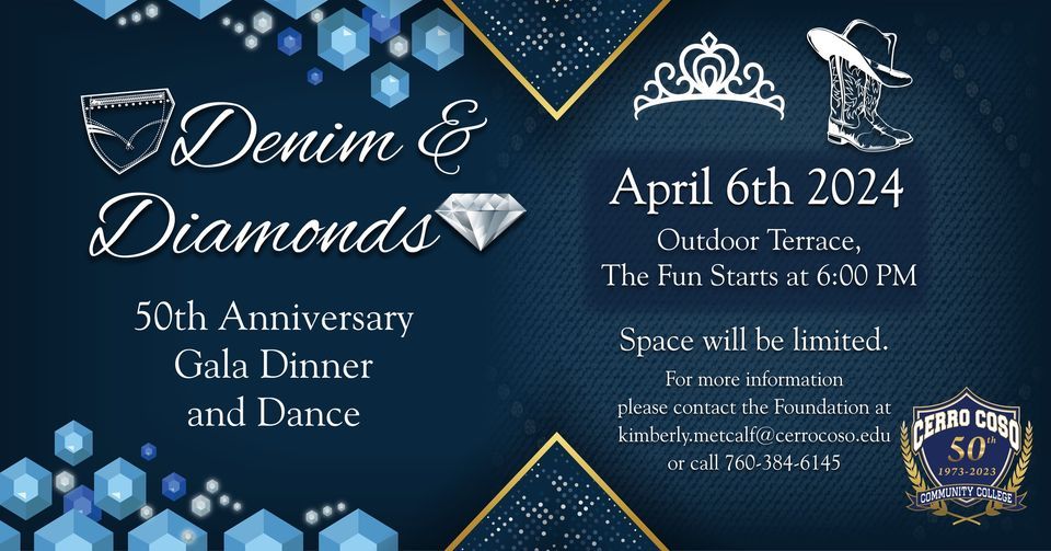 Denim & Diamonds, Cerro Coso Community College, Ridgecrest, 6 April 2024 |  AllEvents.in
