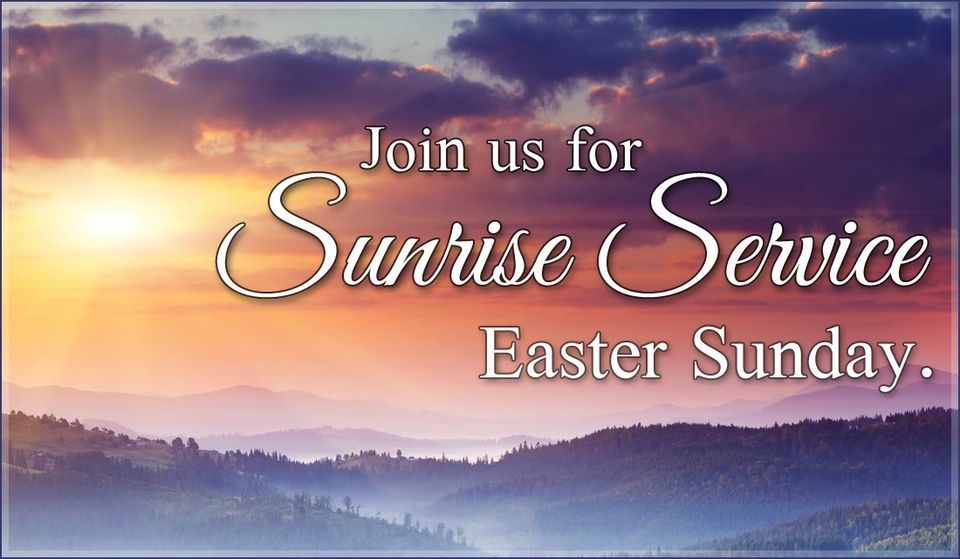 Easter Sunrise Service, Park United Methodist Church, Christiansburg