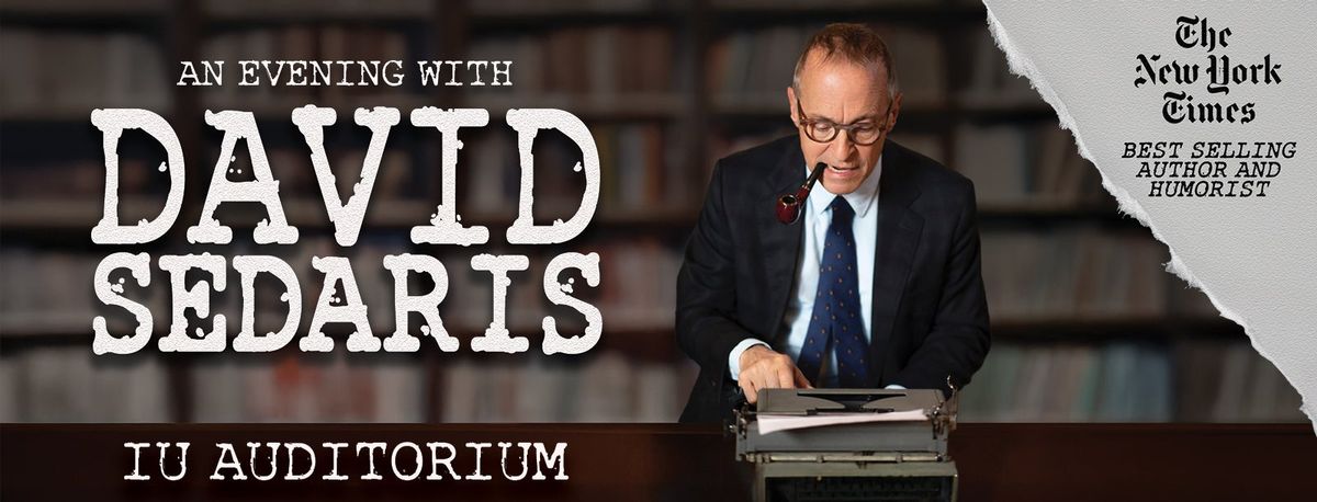 Parking - David Sedaris, 17 October | Event in Milwaukee | AllEvents