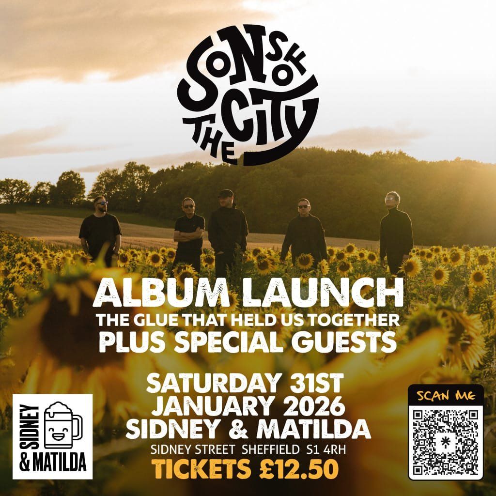 Sons Of The City + Guests - Album Launch, 31 January | Event in Sheffield | AllEvents