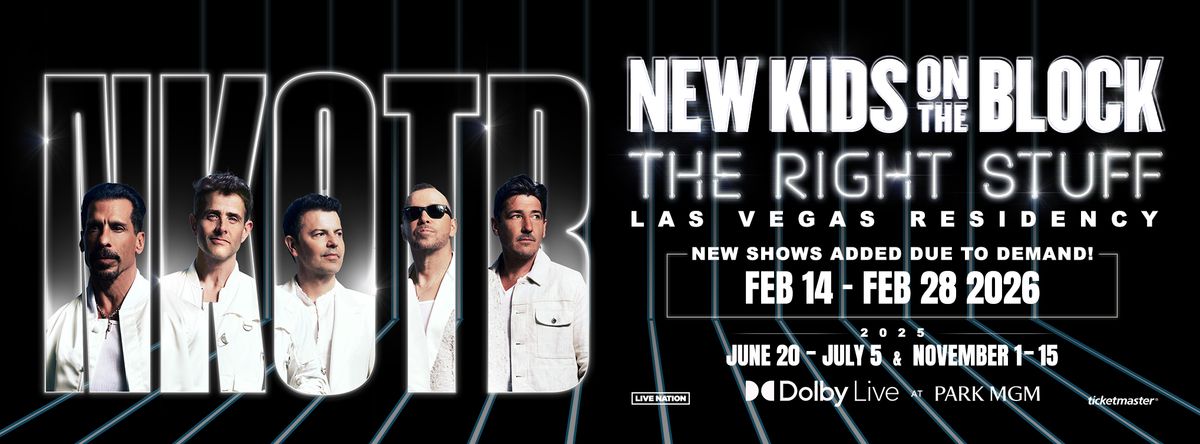 New Kids on the Block Las Vegas Tickets, 20 June | Event in Las Vegas | AllEvents