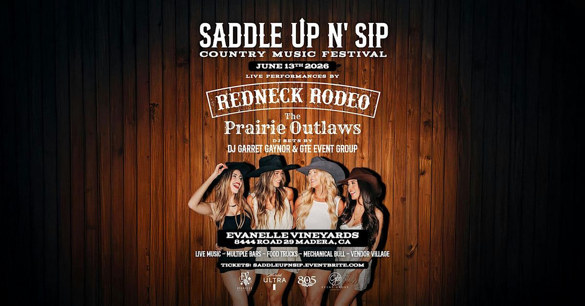 SADDLE UP N’ SIP