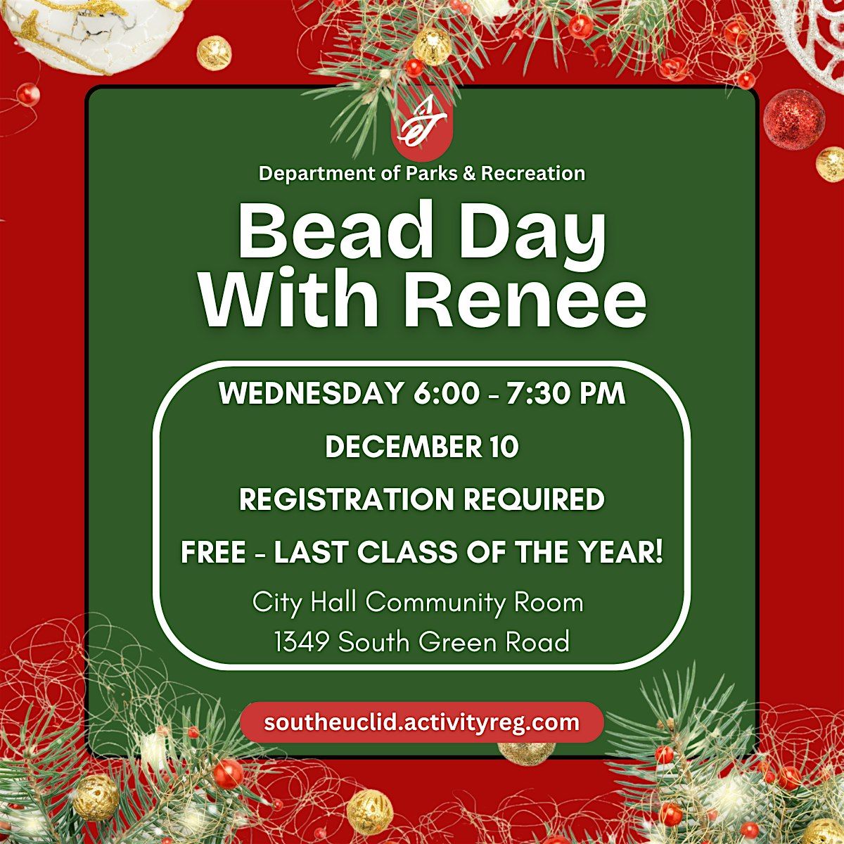 FREE Community Holiday Jewelry Making, 10 January | Event in South Euclid | AllEvents