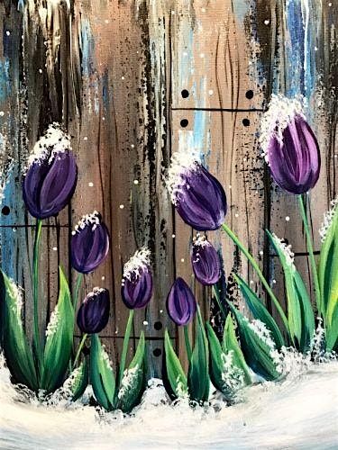 Paint & Sip - SNOW ON THE TULIPS, 16 January | Event in Green Valley | AllEvents