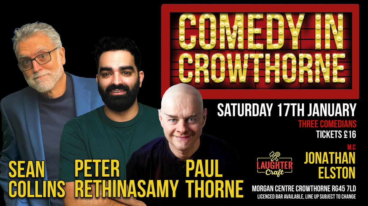 January's Comedy in Crowthorne, 17 January | Event in Crowthorne | AllEvents