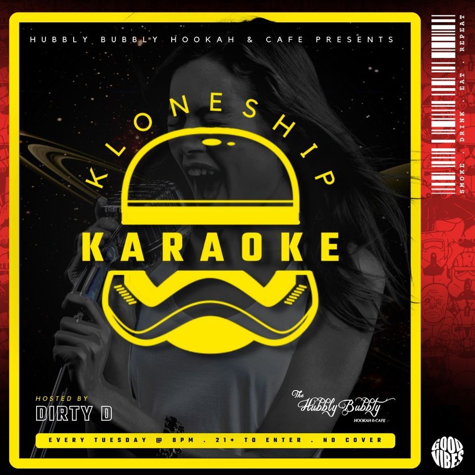 KLONESHIP KARAOKE, Hubbly Bubbly Hookah & Café, Midwest City, December