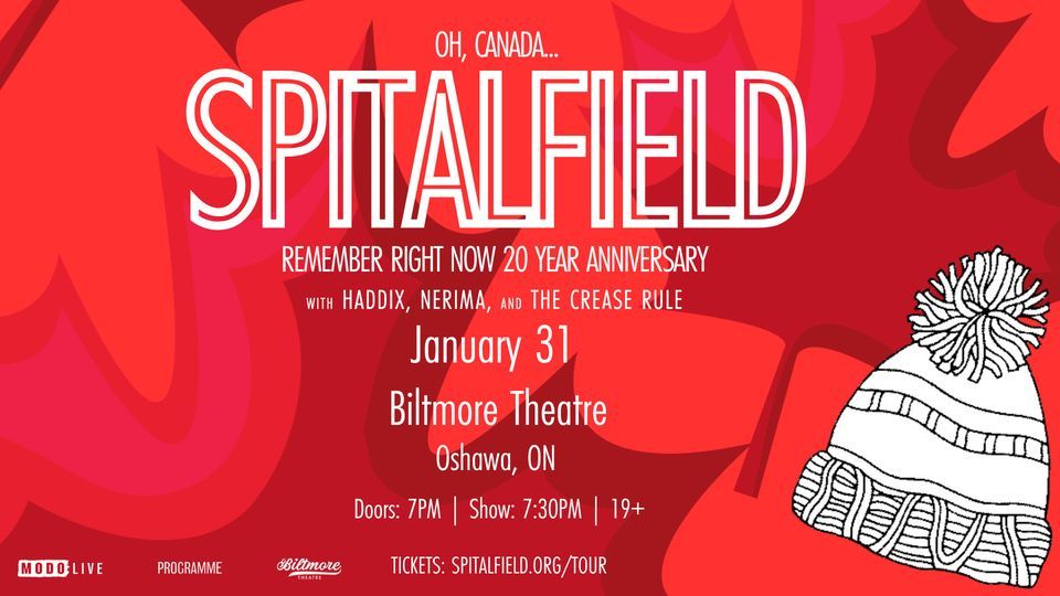 Spitalfield w/ Haddix & Nerima Oshawa, Biltmore Theatre, Oshawa