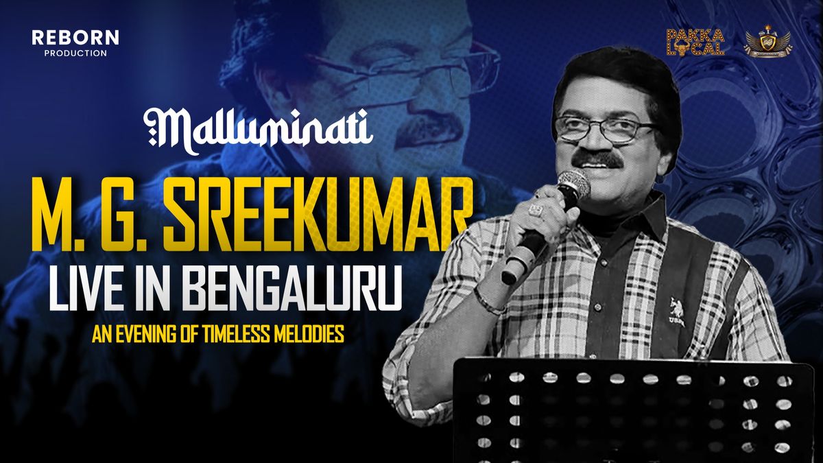 MG Sreekumar Live in Bangalore - Malluminati - onam edition