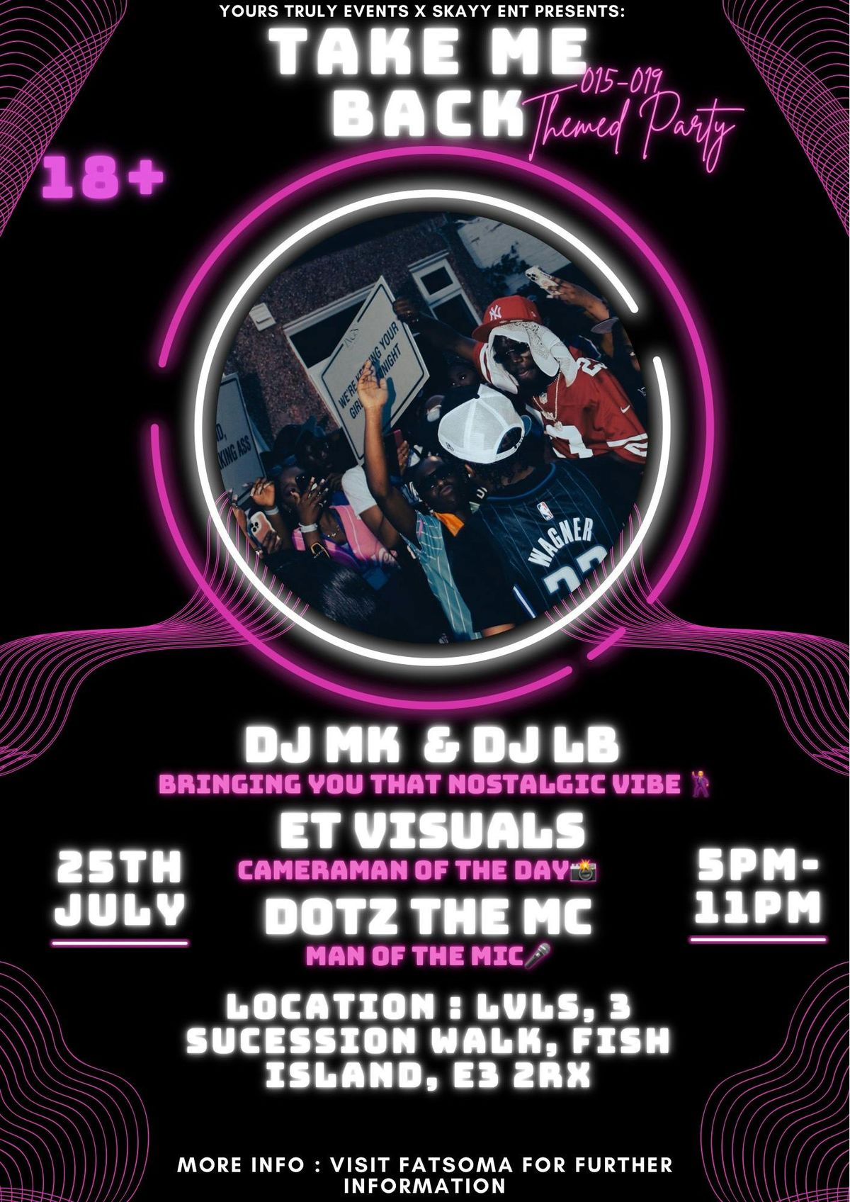 TAKE ME BACK 015-019, 25 July | Event in Leytonstone | AllEvents