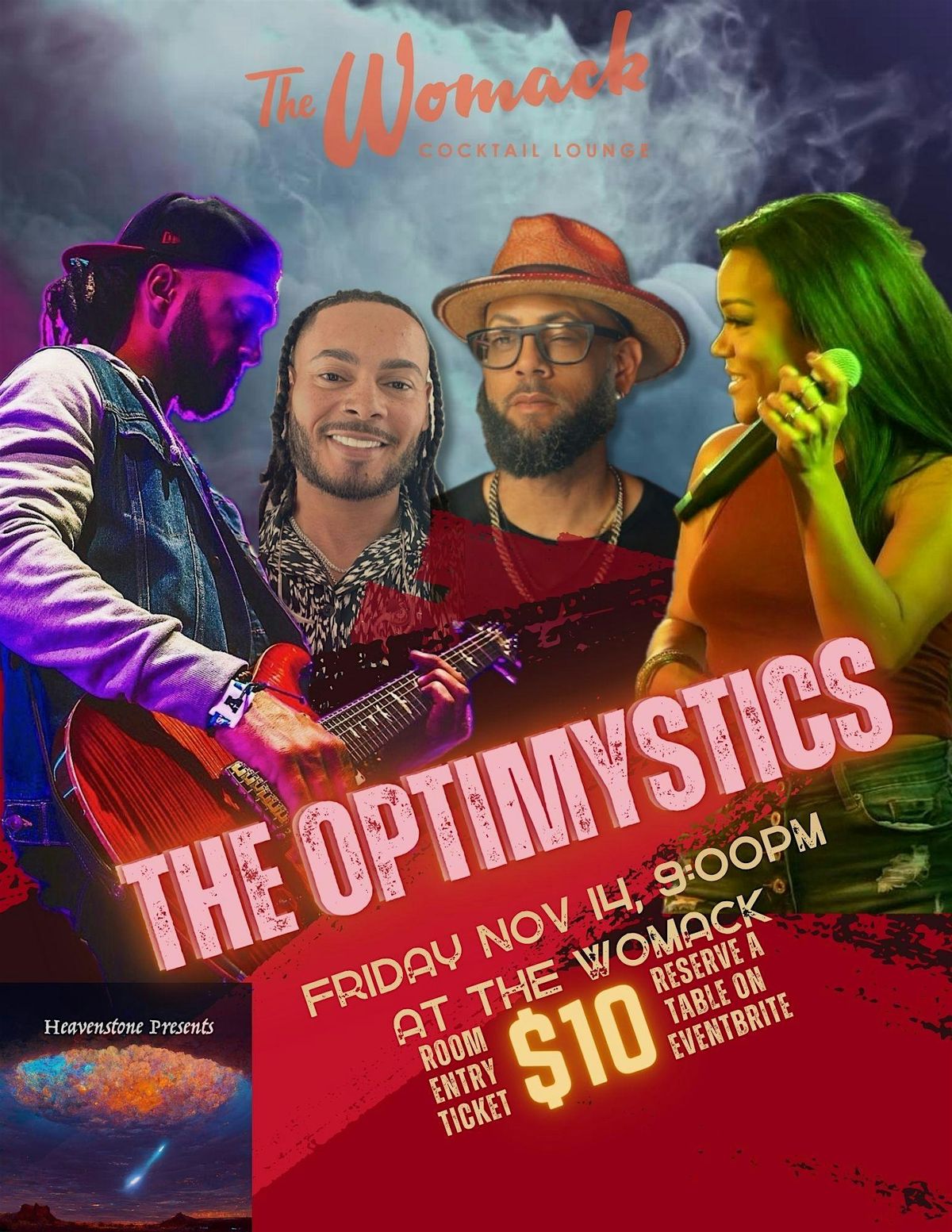 The Optimystics at the Womack, 14 November | Event in Phoenix | AllEvents