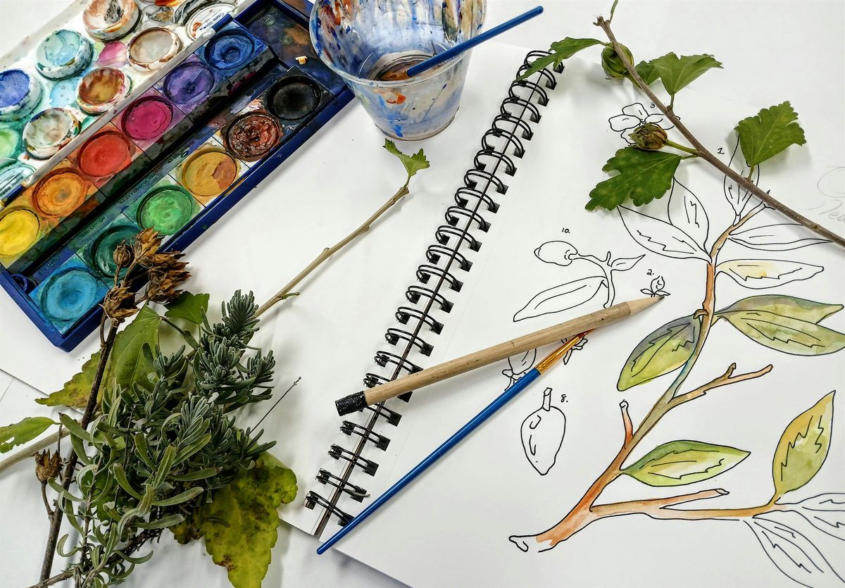 Botanical Watercolor Illustration Workshop (Ages 18+), 15 March | Event in Arlington | AllEvents