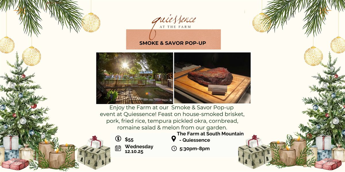 Smoke & Savor Pop-Up, 10 December | Event in Phoenix | AllEvents