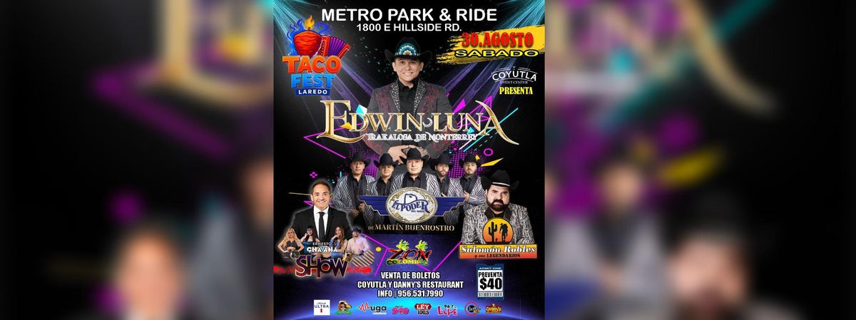 EDWIN LUNA, EL PODER DEL NORTE , 30 August | Event in Laredo | AllEvents
