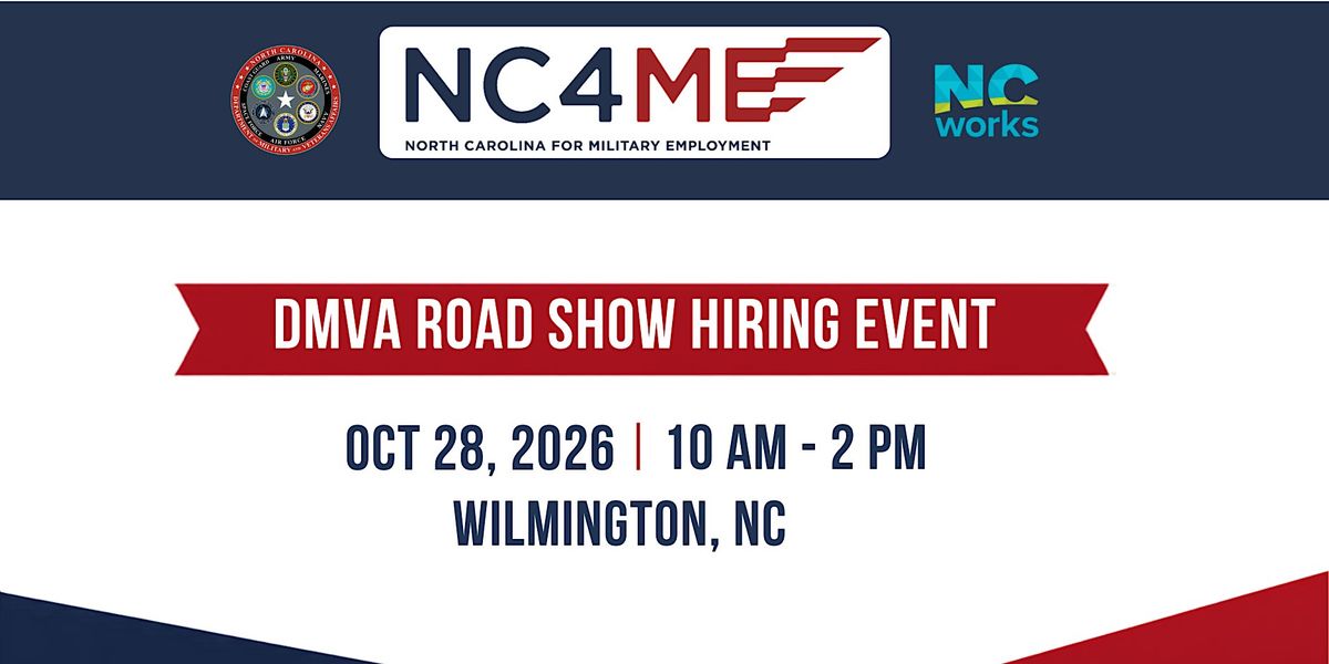 NC4ME Hiring Event, Warwick Center, Wilmington, 28 October 2026 | AllEvents